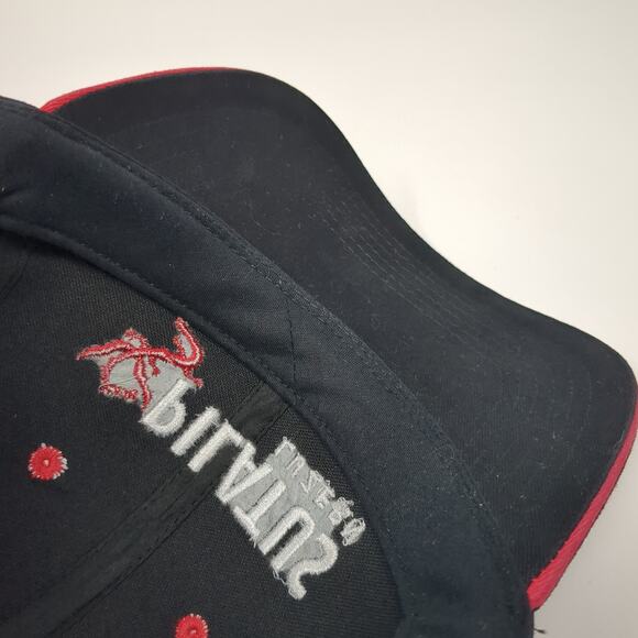 Pilatus Luzern Strapback Baseball Cap Black One Size Adjustable Embroidered - Picture 8 of 10